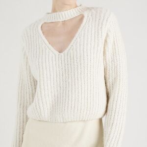 Madison Cream V-Neck Sweater